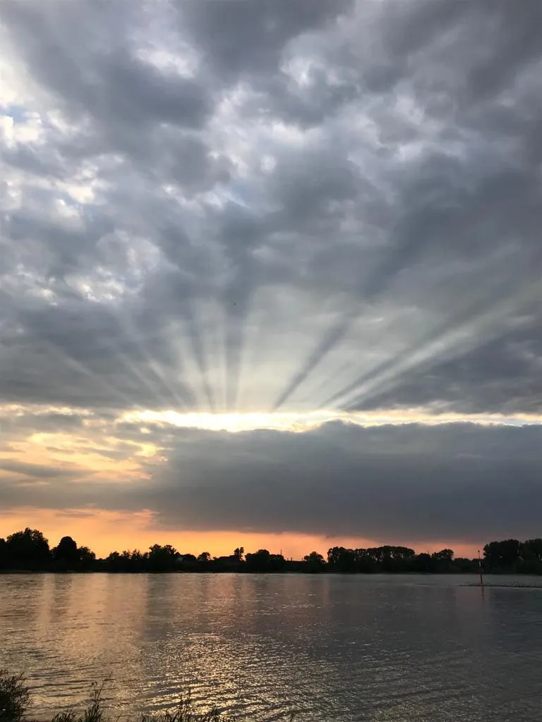 Der Rhein am Abend